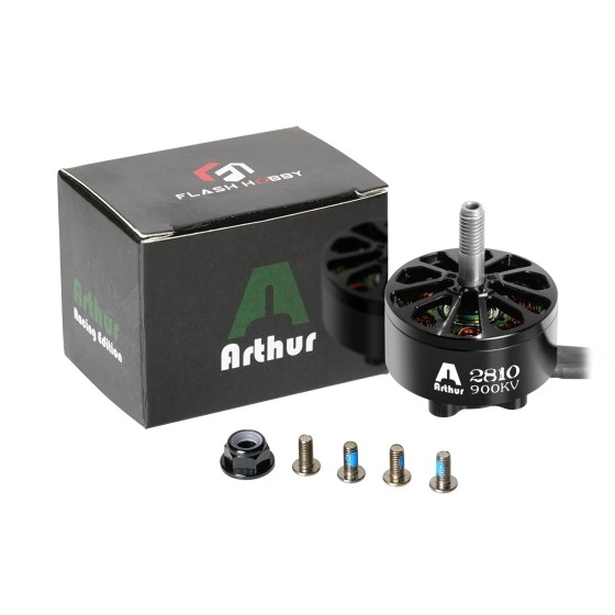 Flashhobby A2810 1100KV 3-6S Brushless Motor for RC Multirotor Airplane 7 8 9 10 Inch Long Range RC FPV Racing Drones Model UAV